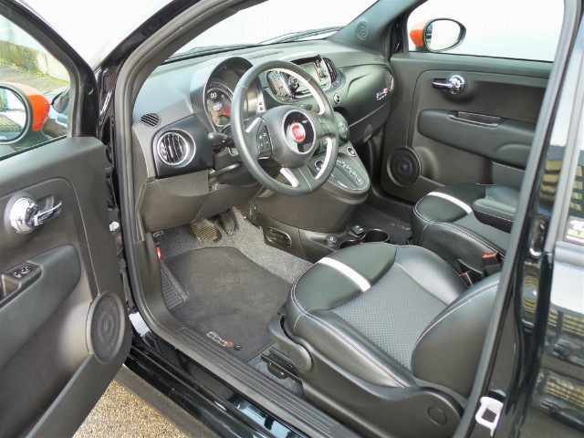 Fiat 500e Interior black 2016-2018